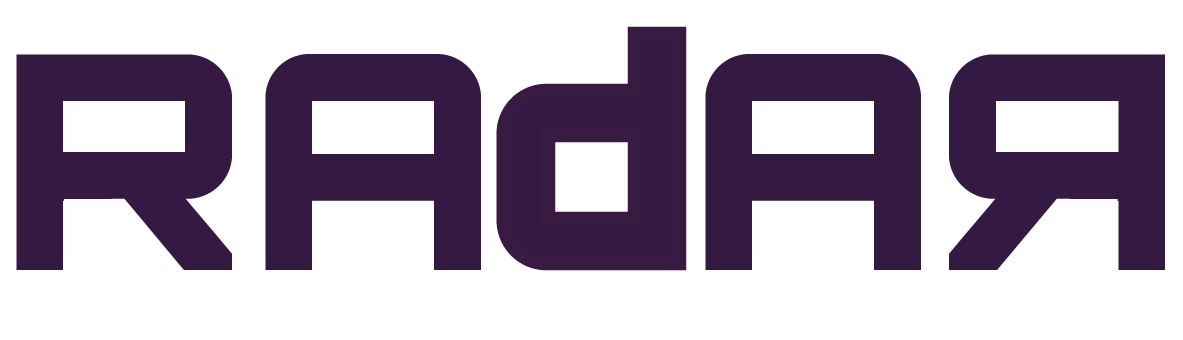 radar tekstlogo
